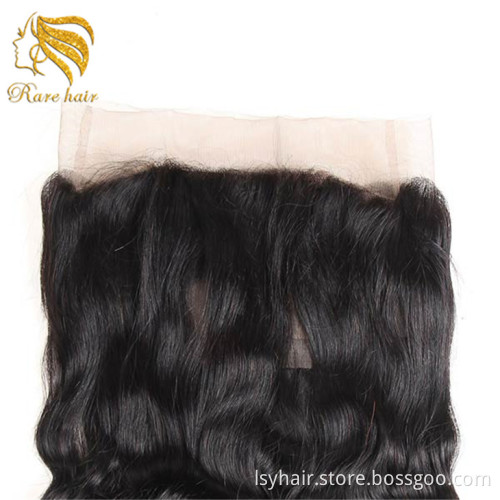 Super Hot Factory Wholesale Pre Plucked 360 Lace Frontal Closure with Natural Hairline 100% Human Hair